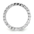 thumbnail image 2 of 925 Sterling Silver Stackable Expressions Diamond Ring Size: 9; for Adults and Teens; for Women and Men, 2 of 5