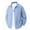 Blue, variant on Men's Vertical Striped Long Sleeve Shirt Casual Lapel Collar Oversized Fit Button Front Flannel Workwear Relaxed Loose Top Jacket Style,Navy L