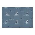 thumbnail image 2 of MKHERT Angry Shark Fish Doormat Rug Home Decor Floor Mat Bath Mat 23.6x15.7 inch, 2 of 3