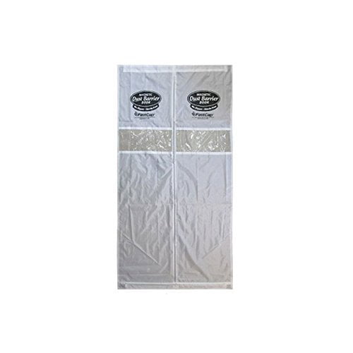 FastCap Magnetic Dust Barrier Door Curtain - Self-Closing, No Zippers, 48 Inch Wide | Keep Dust Out Easy