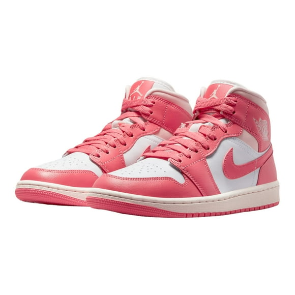 Jordan 1 Mid Women White/Sea Coral-Atmosphere BQ6472-186 7