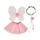 thumbnail image 5 of Disfraz de hada para niñas, vestido de ensueño para juegos de simulación, cumpleaños y carnaval. Rosa, 5 of 9