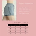 thumbnail image 3 of Quick Dry Double Layer Sport Gym Fitness Women Exercise Yoga Pants Leggings Shorts Workout Running PINK XXL, 3 of 8