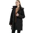 thumbnail image 5 of Wantdo Women's Recycled Winter Jacket Insulated Winter Puffer Coat Waterproof Thicken Parka Black L, 5 of 9
