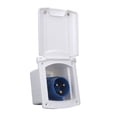 thumbnail image 2 of 32A 220V‑250V RV External Power Outlet Box 3 Pin Plug Socket Waterproof Embedded Mounting for Campers TrailerWhite, 2 of 14