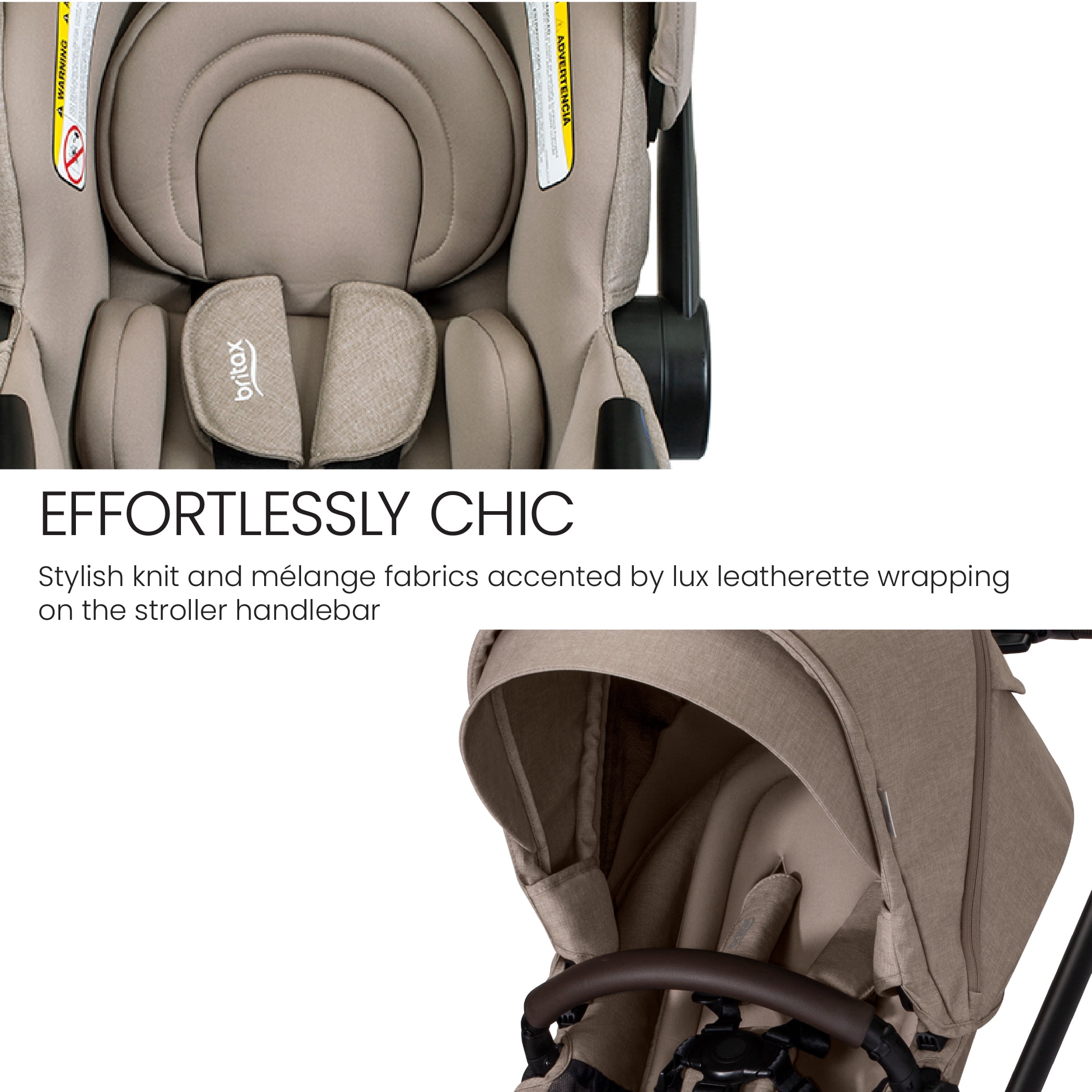 Britax® Prism™ Full-Size Travel System With Willow® S Infant Car Seat and Alpine® Base — Teak