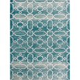 thumbnail image 1 of Amer SHI100203 2 x 3 ft. Shibori Modern Design Hand-Tufted Rug, Sea Blue White, 1 of 1