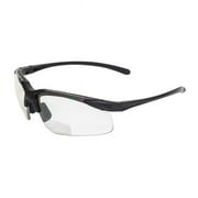 Global Vision Eyewear APEX2.5CL Apex Plus 2.50 Matte Black Frame & Clear Bifocal Lenses Safety Glass