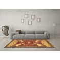 thumbnail image 3 of Ahgly Company Indoor Round Animal Brown Traditional Area Rugs, 6' Round, 3 of 4