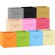 thumbnail image 1 of Garselay Cajas de Almacenamiento Plegables de Tela, Cubos de Almacenamiento 28 cm, Juguetero Organizador Infantil para Ni&ntilde;os, Cajas Organizadoras Contenedores para Cl&oacute;sets, Cajas, 1 of 8