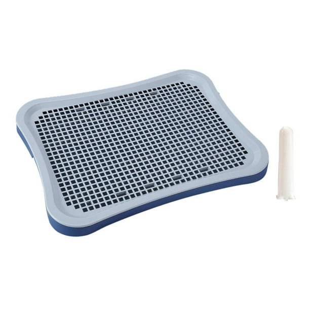 Bandeja de inodoro para entrenamiento de gatos y mascotas, urinario, orinal, entrenador, almohadilla de entrenamiento, soporte para Azul