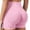 Pink, variant on Womens Shorts Leggings Tummy Control Workout Seamless Scrunch Lifting High Waisted Gym Yoga Pants,Pink,L