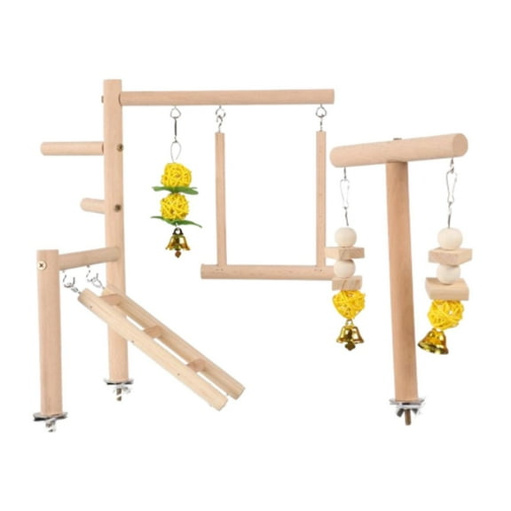 TOOYFUL Parrot Bird Playground Playstand Cage Accessories Supplies Parrot Play en Perch Stand for Cockatiel Lovebird Parakeet