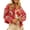 Watermelon Red, variant on Oversized Cardigans Women Corduroy Football Sequin Jacket Baseball Casual Jacket Work Cardians