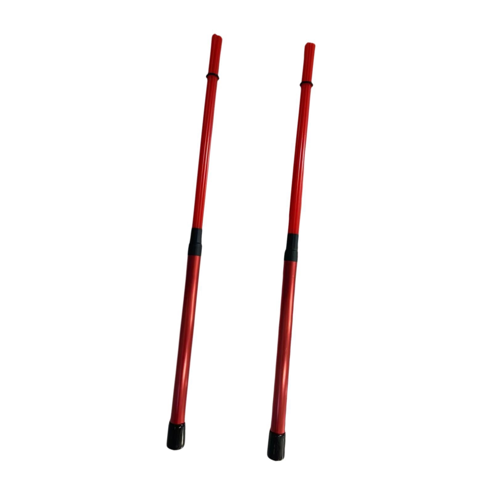 STARTIST Drum Sticks 15.75 inch Length Drum Accessories Quiet Drumsticks Drum Wire Brushes for Acoustic Performance Students Jazz Folk Red