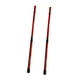 thumbnail image 4 of Baquetas de batería Cepillos de batería Agarres suaves Crean un sonido ligero Baquetas de jazz de 15,75 pulgadas de largo para jazz Folk Adultos Banda Rojo, 4 of 8