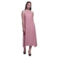 thumbnail image 1 of Bimba Robe Décontractée Florale Longue Dos Nu à Col Licou pour Femmes, Robe de Plage Imprimée - Moyen, 1 of 6