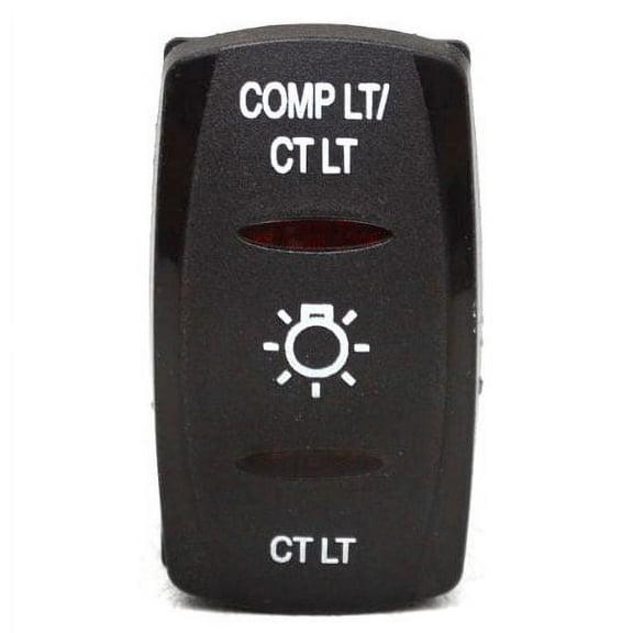 Carling Boat Illuminated Rocker Switch 1102R | Ranger 6712345