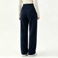 thumbnail image 5 of Iyufng Corduroy Wide Leg Pants for Women Casual Soft Loose Fit Long Trousers, 5 of 7