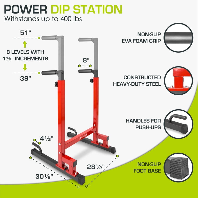 Prosourcefit Power Dip Station, 400 lb Capacity photo 4
