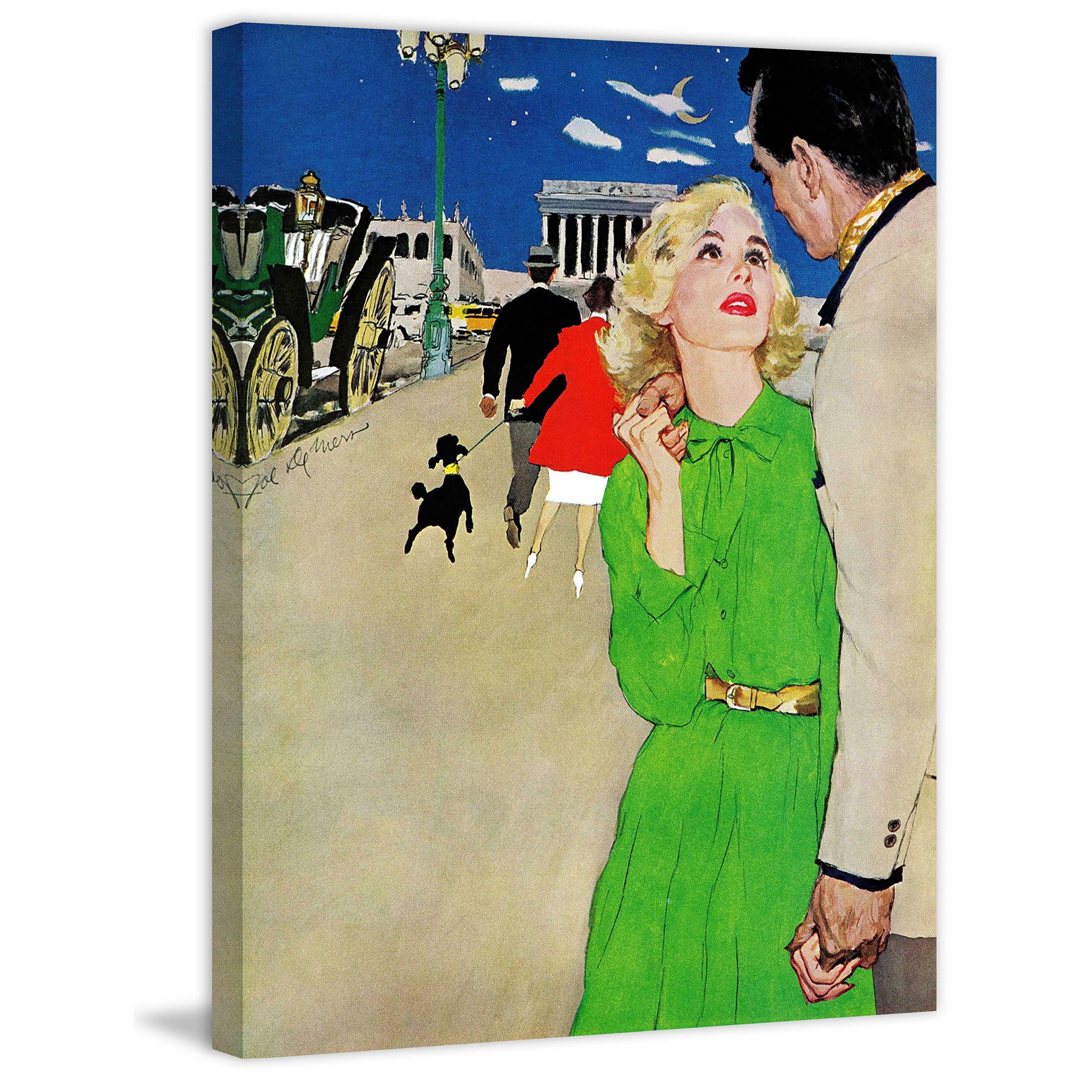 Marmont Hill "Fugitive from Romance" by Joe de Mers Painting Print on Canvas