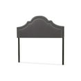 thumbnail image 3 of Homestock Eclectic Elegance Upholstered Headboard In Wall Mount, Stylish Nail Head Trim Design Headboard, Modern Upholstered Headboard-Color:Grey,Size:Queen, 3 of 10