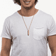 thumbnail image 5 of Collar para Hombre, Cadena con Dije de Bala LUCKMAN, Acero Inoxidable, Modelo Bullet dorado UNITALLA, 5 of 7