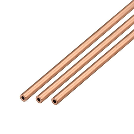 3Pcs 4mm Outside Diameter x 2mm Inside Diameter 500mm Copper Round ...