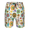 thumbnail image 3 of Fotbe Beautiful African Womens Trajes de Baño Estampados para Hombre, Shorts de Verano de Secado Rápido, Ropa de Playa, Bañadores-Medium, 3 of 6