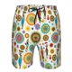 thumbnail image 3 of Balery Beautiful African Womens Traje de Baño Estilo Hawaiano para Hombre, Shorts de Secado Rápido con Bolsillos-Small, 3 of 6