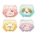 thumbnail image 1 of TZEWGL 4 Multi-Packs Baby Washable Reusable Cloth Diapers Underpants Cute Print Underwear Shorts Ruffled Briefs Trunks For Infant size 3-4T, 1 of 8