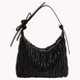 thumbnail image 3 of Bolso Hombro Con Forma Media para Mujer Piel Sintética Acolchada Viajes, 3 of 9