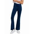 thumbnail image 2 of Leggings de Yoga de Mezclilla Ajustados con Bolsillos y Cintura Alta para Mujer Azul Profundo M, 2 of 7