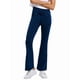 thumbnail image 2 of Leggings de Yoga de Mezclilla Ajustados con Bolsillos y Cintura Alta para Mujer Azul Profundo L, 2 of 7