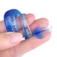 thumbnail image 3 of 10 señuelos de pesca de 9 cm, cebos blandos con cola de paleta y gusanos de cola en T para pescar, 3 of 5