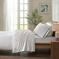 thumbnail image 2 of Gracie Mills Persephone 4-Piece Cotton Flannel Sheet Set Twin Gray GRACE-7549, 2 of 4
