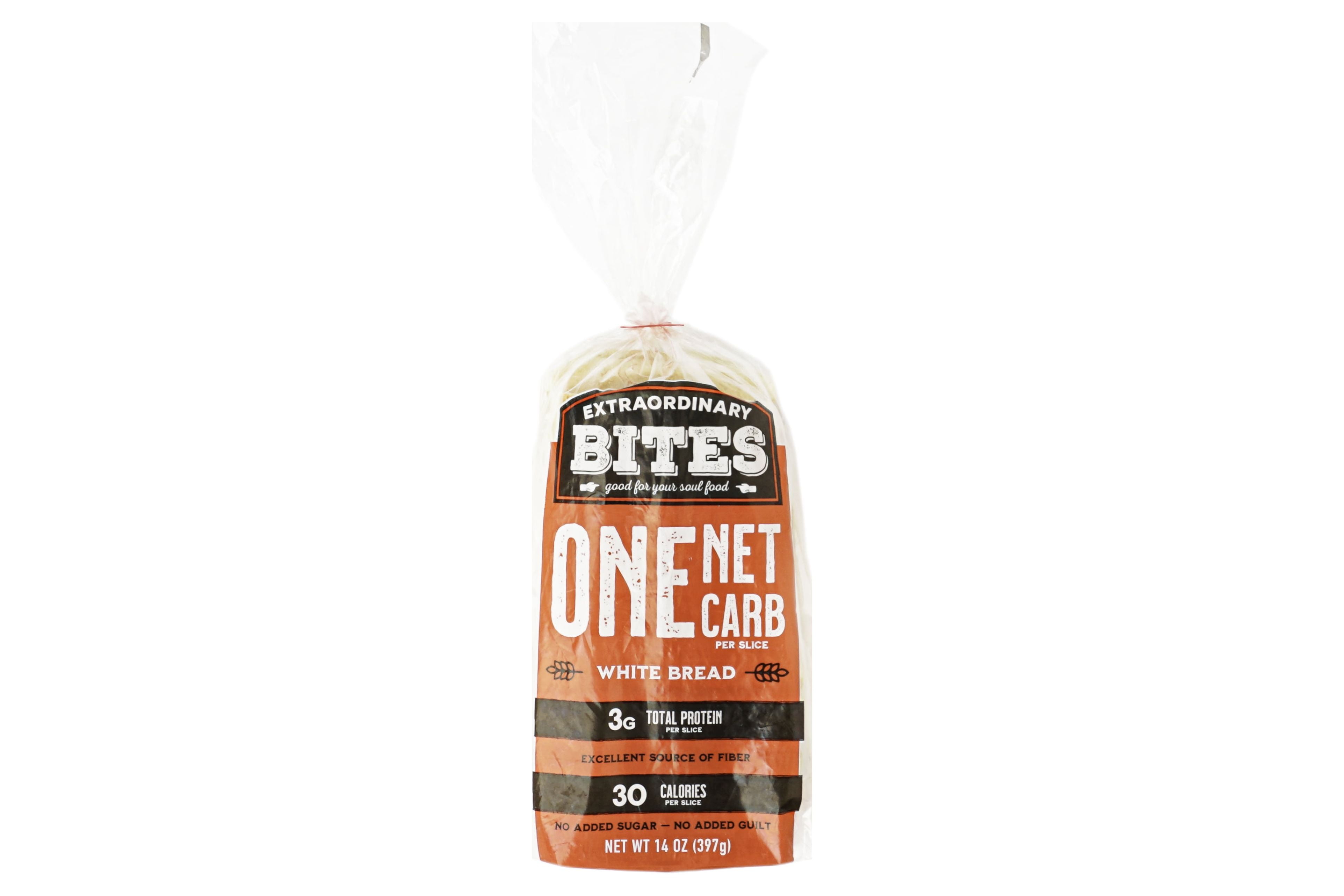 Extraordinary Bites Keto White Bread, 23oz, 21 CT Bag (Frozen)