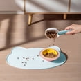 thumbnail image 6 of ACDANC Cat Food Mat And Water Mat,Silicone Pet Feeding Mat for Food And Water Bowls,Nonslip Cats And Dogs Food Placemat Tray,Raised Edges to Prevent Water Spills on Floors 10.24"X16.54", 6 of 7
