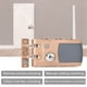 thumbnail image 1 of Cerradura de seguridad para el hogar antirrobo inteligente sin llave cuatro, 1 of 8