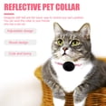 thumbnail image 4 of Collar para gatos con rastreador, ajustable, reflectante, con cascabel antipérdida, 4 of 8