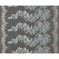 thumbnail image 2 of Zelouf theresa Single Border Mesh  , Sewing, DIY, Crafts Fabric by the Yard, Sand/grey/aqua, 5 Yard, 2 of 2