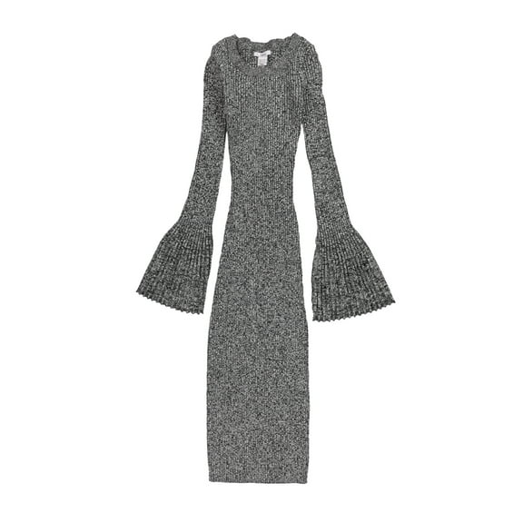 Bar Iii Womens Bell-Sleeve Sweater Dress