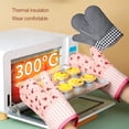 thumbnail image 4 of Matsuzay 1 guante de silicona resistente al calor, guantes de cocina para horno microondas, manoplas antiescaldado de alta temperatura para Herramientas y accesorios para hornear Gris, 4 of 6