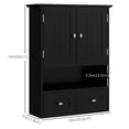 thumbnail image 3 of kleankin Medicine Cabinet Over Toilet Storage Cabinet with Drawers, 3 of 10