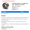 thumbnail image 2 of Front Wheel Bearing - Compatible with 1999 - 2003 Acura TL 3.2L V6 2000 2001 2002, 2 of 2