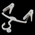 thumbnail image 2 of Casa Artículos de Plástico para Ropa Calcetines Pantalones Clips de Secado Pinzas para Ropa Percha Blanca 2 piezas, 2 of 4