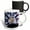 Multicolor, variant on 3drose, Usa, California. Composite of Bald Eagle and American Flag., 11oz Two-tone Black Mug
