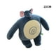 thumbnail image 2 of Bewildely Almohada de oso de peluche de cabeza pequeña, cojines traseros de juguete de mapache de cabeza pequeña, almohadas de abrazo de Muñecas y casas de muñecas Elefante 22CM, 2 of 6
