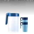 thumbnail image 6 of ​KitchenHive Clearance！ Water Pitcher With Lid One Kettle With Four Cups Used For Brewing Hot And Cold Drinks Plastic Water Pitcher With Lid， Suitable For Indoor And Outdoor, 6 of 9