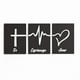 thumbnail image 1 of Cuadro Decorativo de Metal con Diseño fe y esperanza Grande, 1 of 4